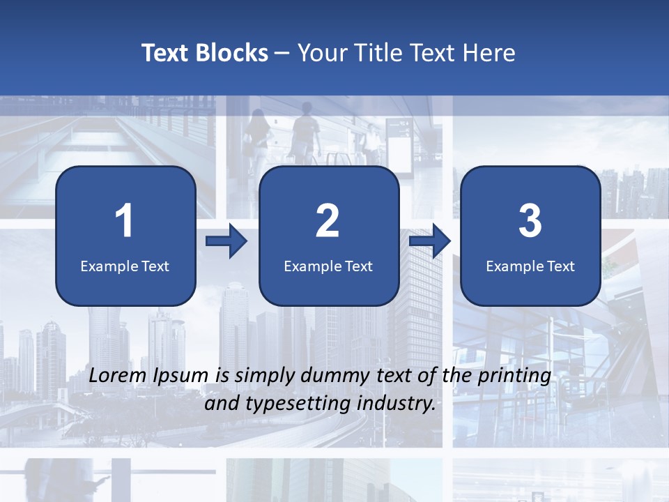 Luggage Modern Transportation PowerPoint Template