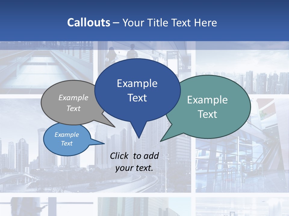 Luggage Modern Transportation PowerPoint Template