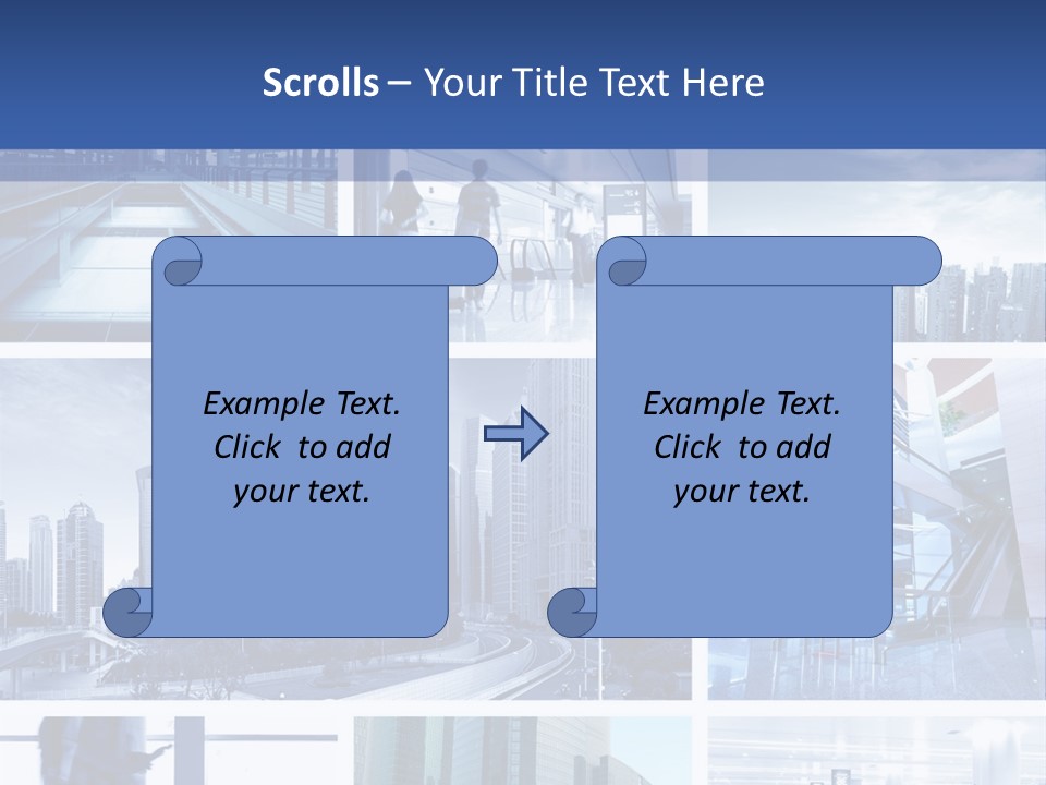 Luggage Modern Transportation PowerPoint Template
