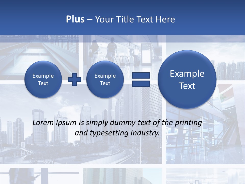 Luggage Modern Transportation PowerPoint Template