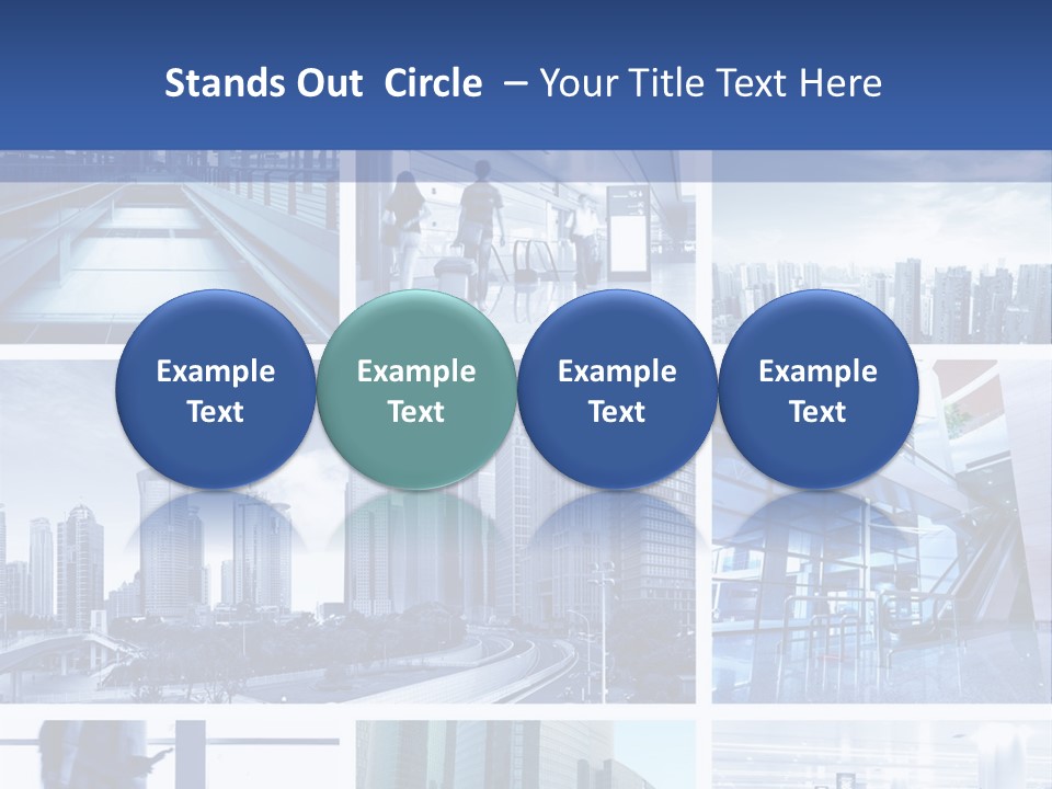 Luggage Modern Transportation PowerPoint Template