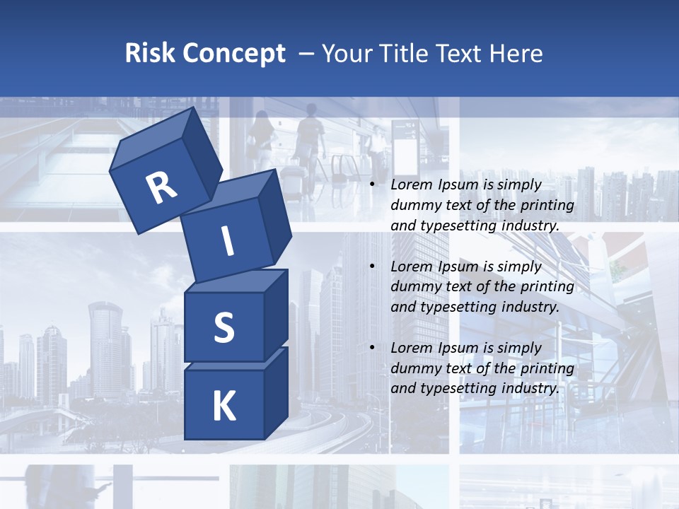 Luggage Modern Transportation PowerPoint Template