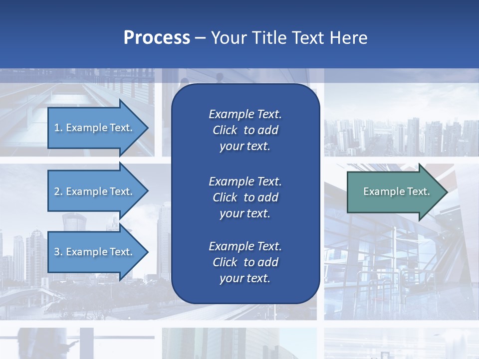 Luggage Modern Transportation PowerPoint Template