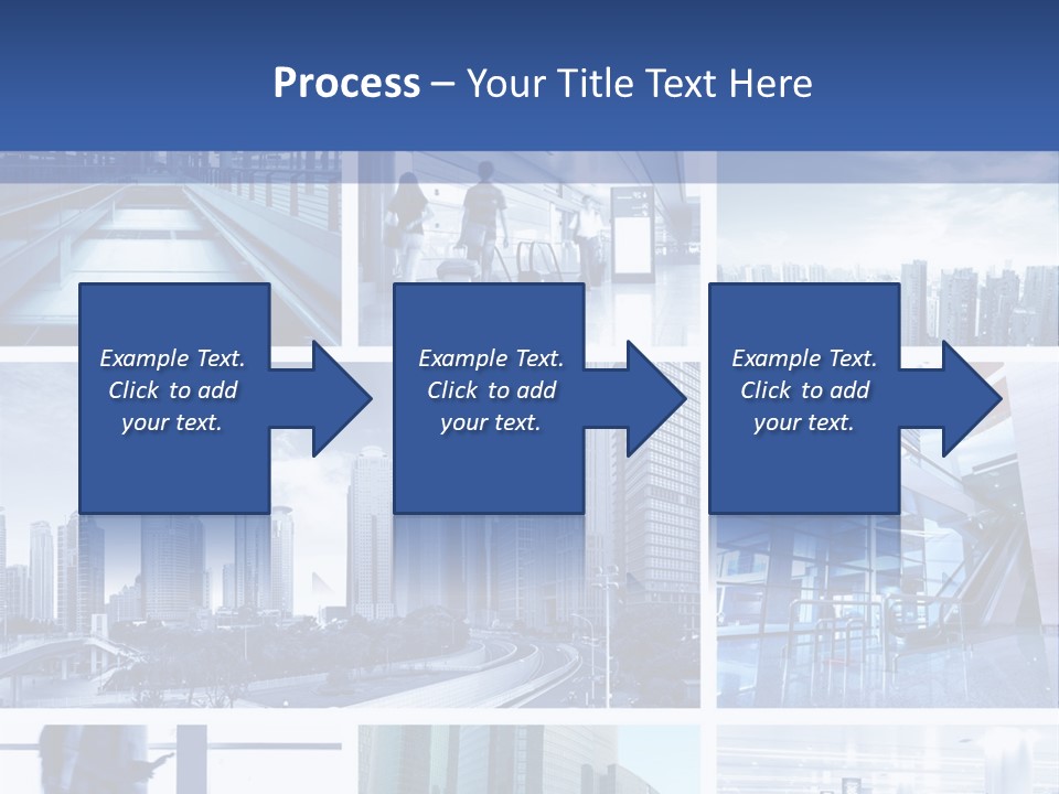 Luggage Modern Transportation PowerPoint Template