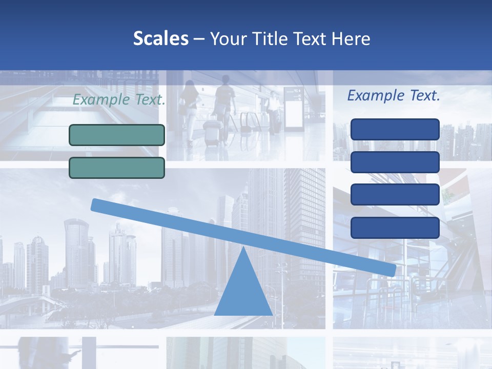 Luggage Modern Transportation PowerPoint Template