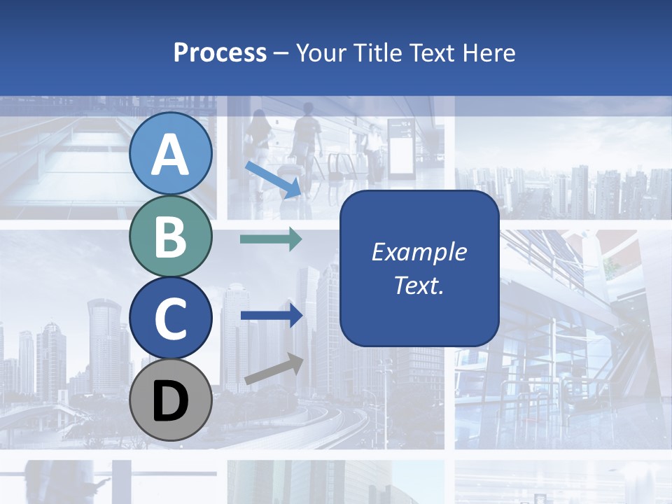 Luggage Modern Transportation PowerPoint Template