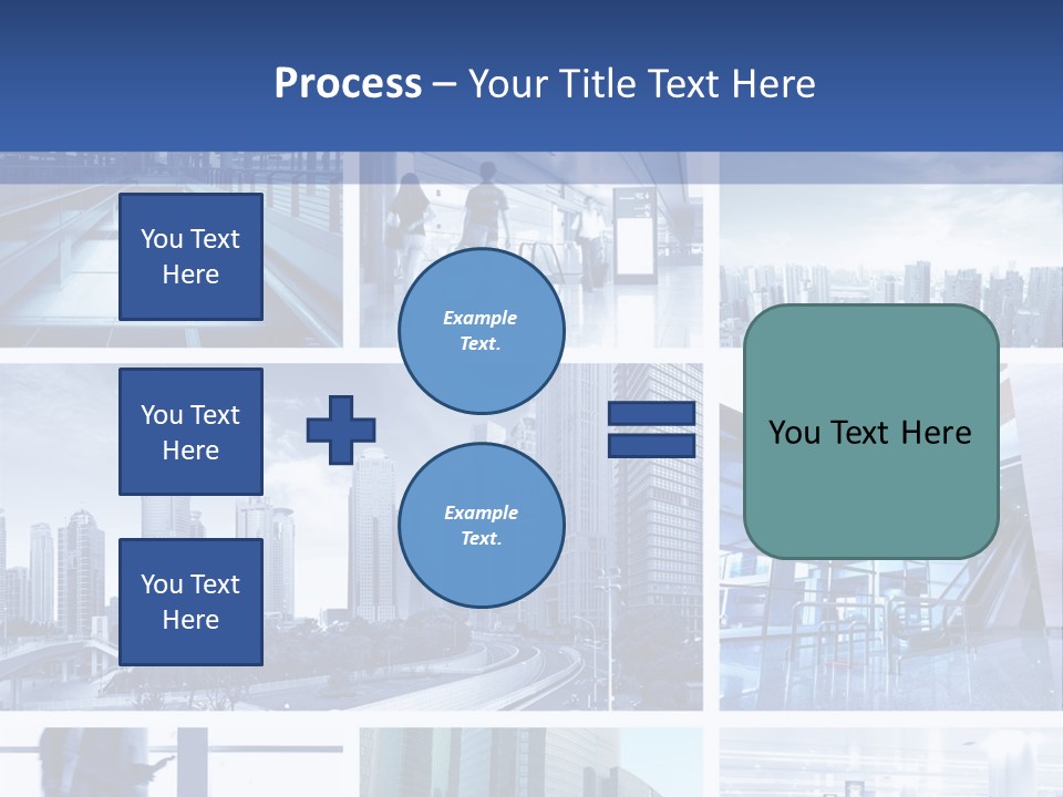 Luggage Modern Transportation PowerPoint Template
