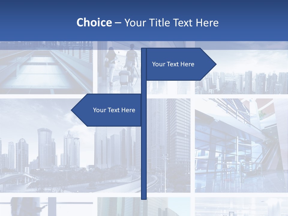 Luggage Modern Transportation PowerPoint Template