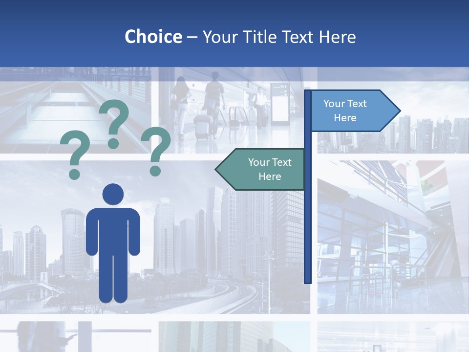 Luggage Modern Transportation PowerPoint Template