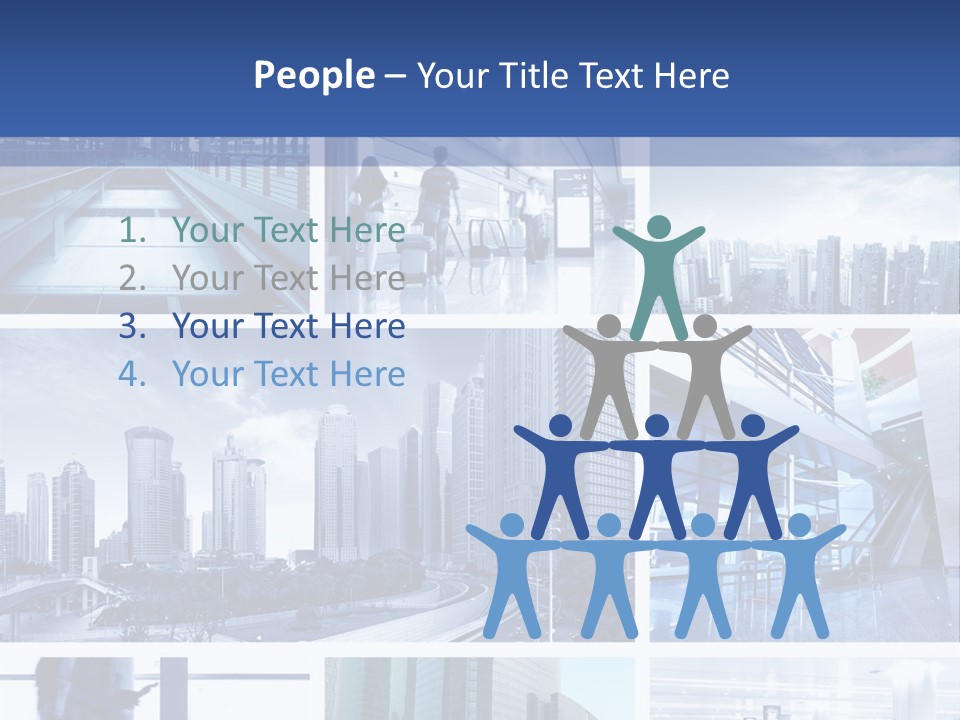 Luggage Modern Transportation PowerPoint Template