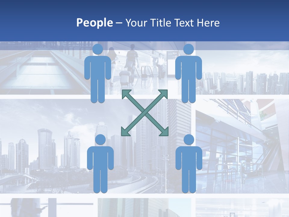 Luggage Modern Transportation PowerPoint Template