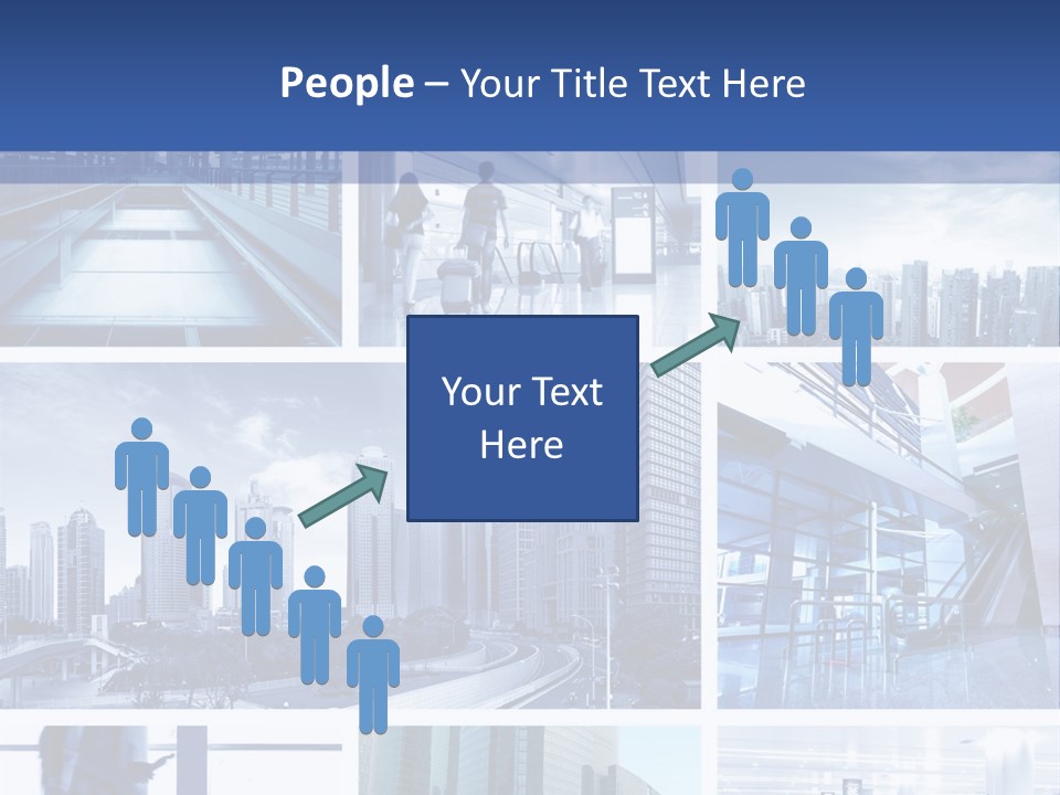 Luggage Modern Transportation PowerPoint Template