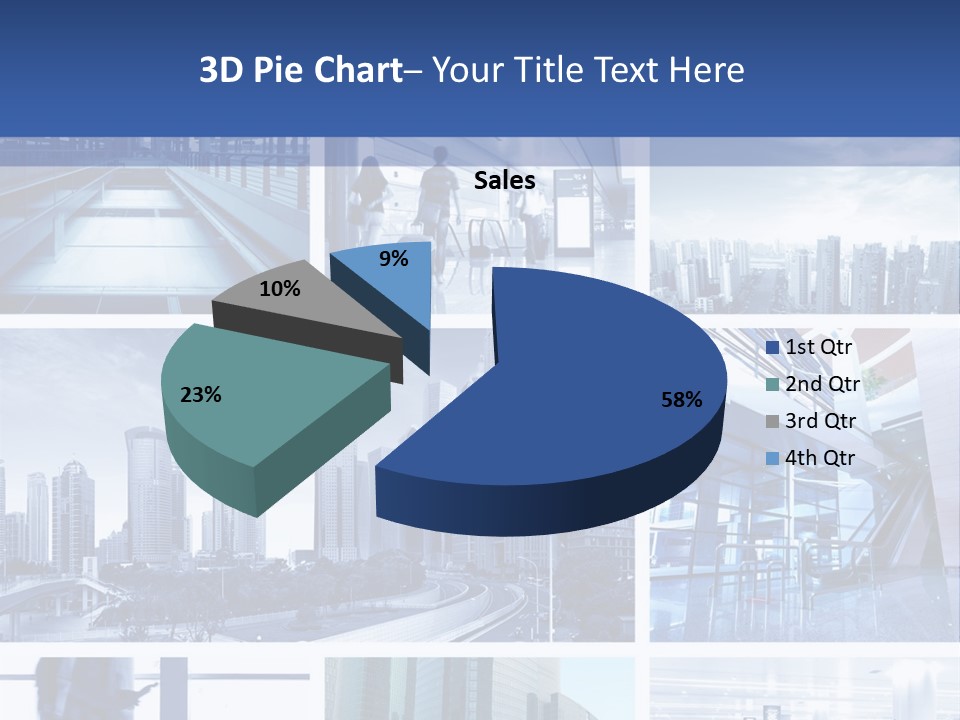 Luggage Modern Transportation PowerPoint Template