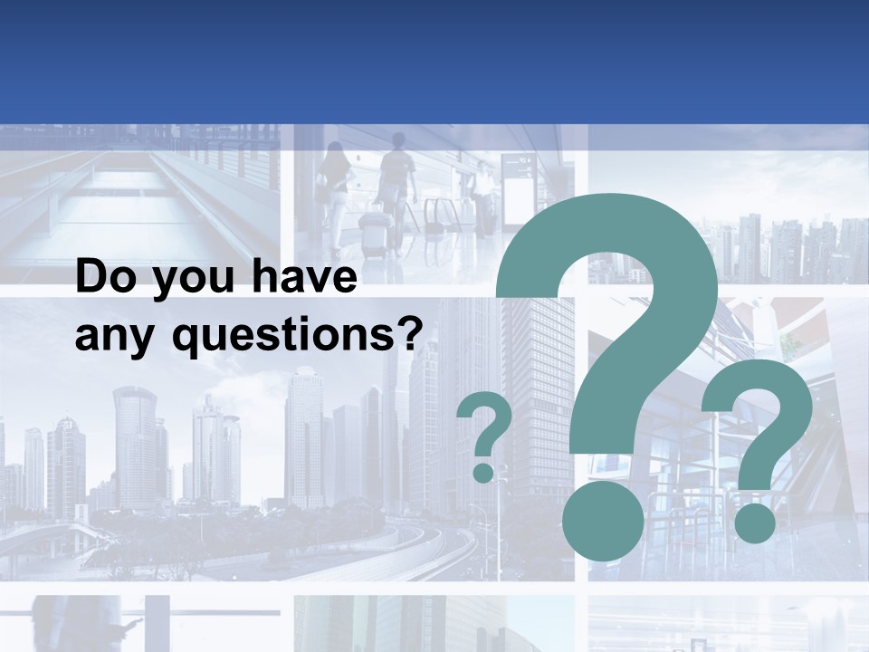 Luggage Modern Transportation PowerPoint Template