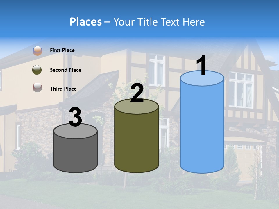 Shed Carport City PowerPoint Template