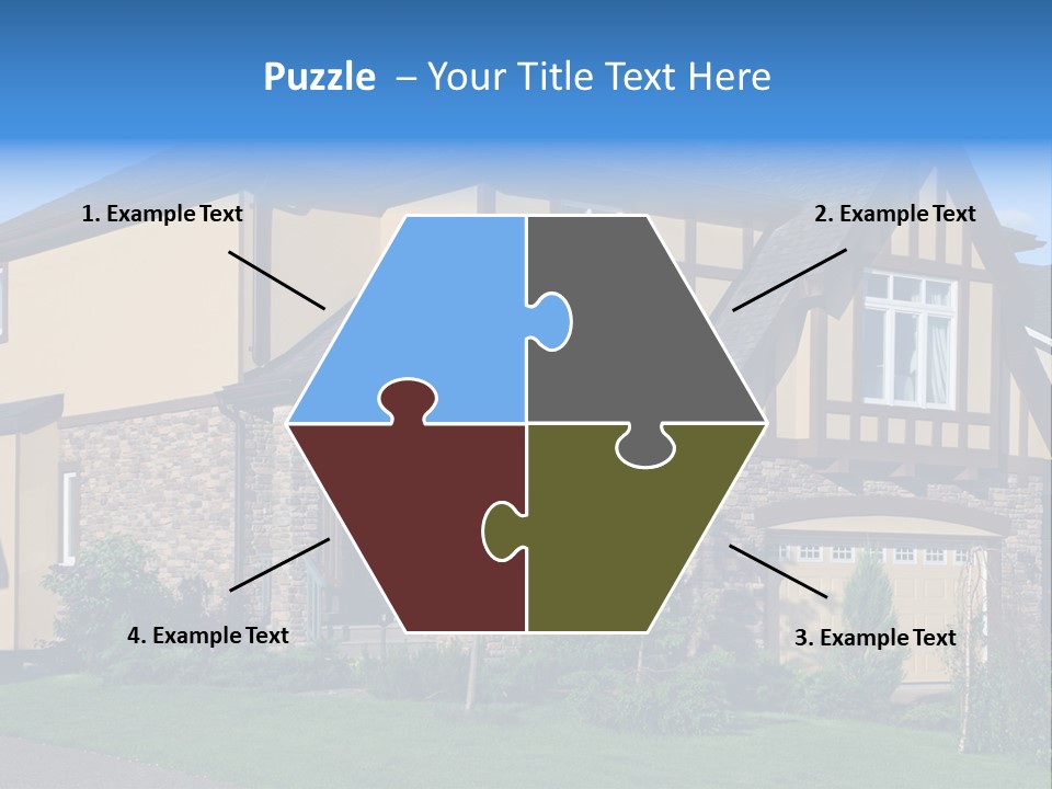 Shed Carport City PowerPoint Template