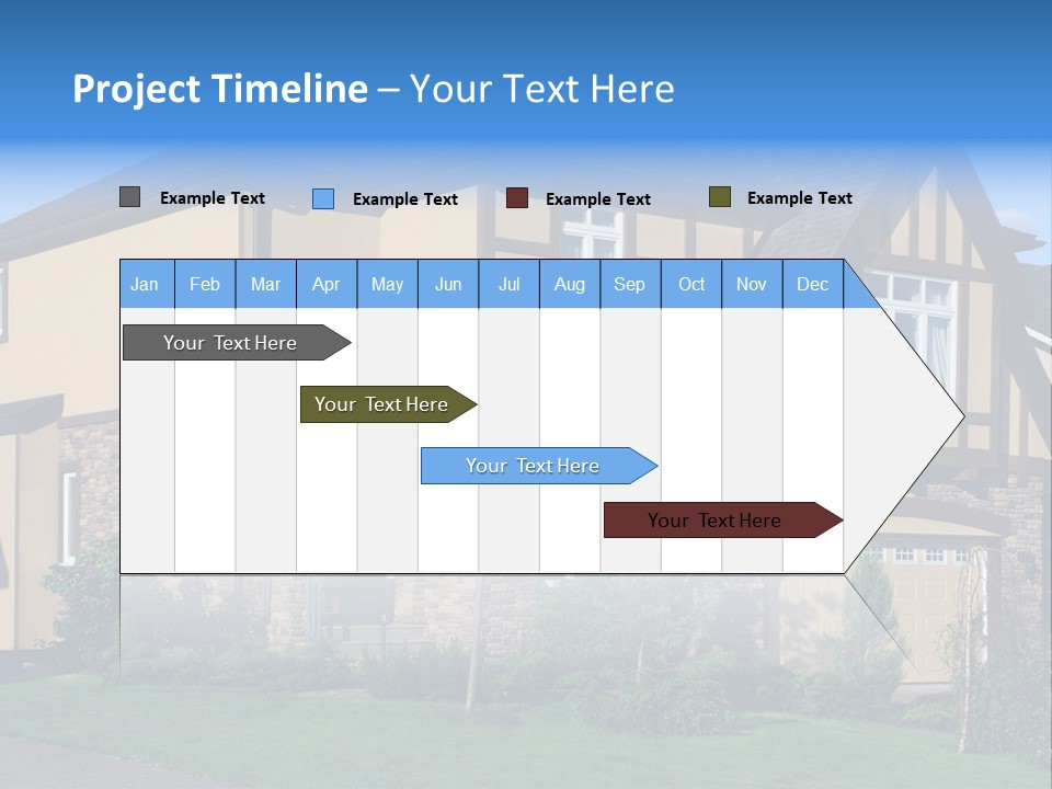 Shed Carport City PowerPoint Template