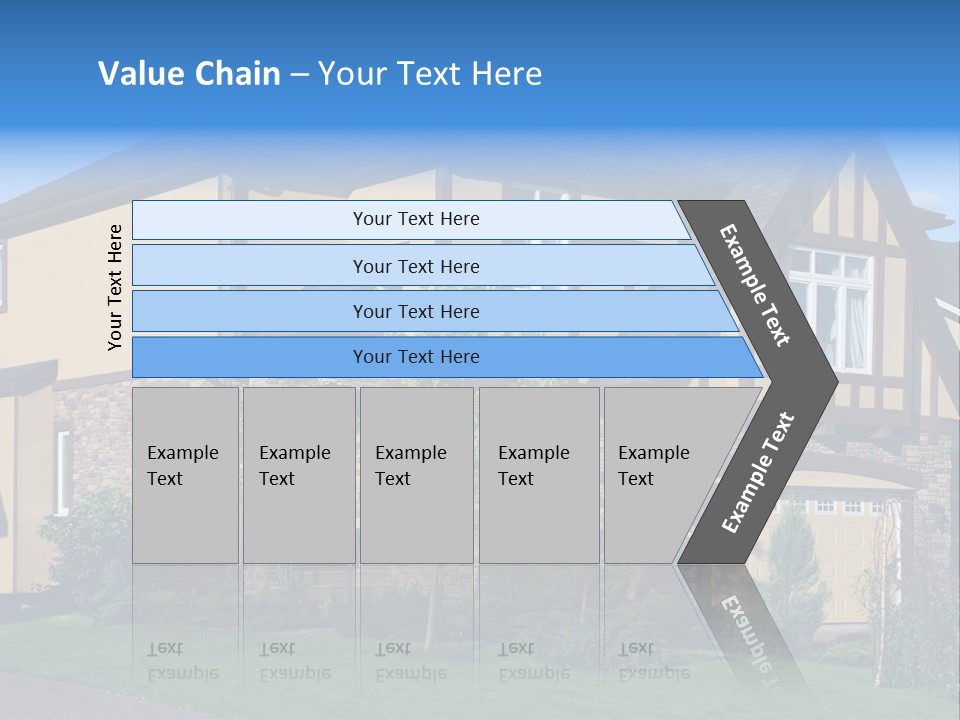 Shed Carport City PowerPoint Template