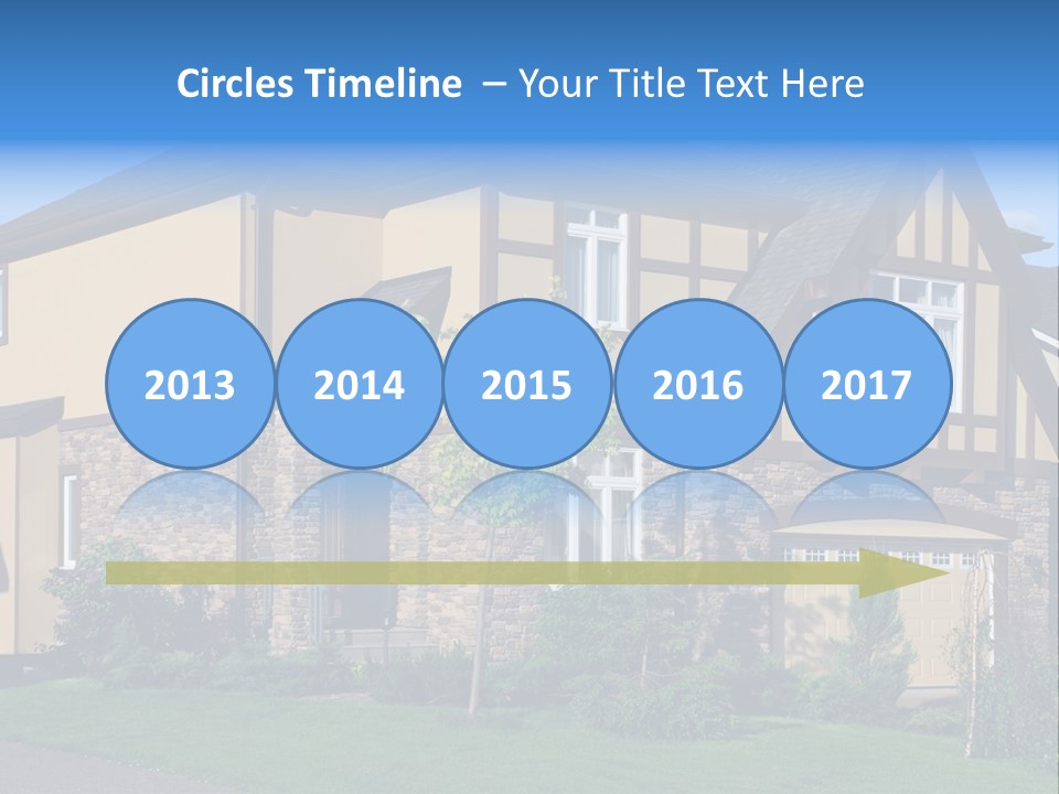 Shed Carport City PowerPoint Template