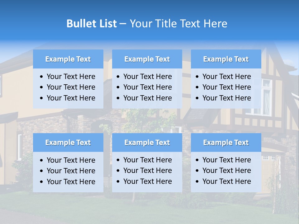 Shed Carport City PowerPoint Template