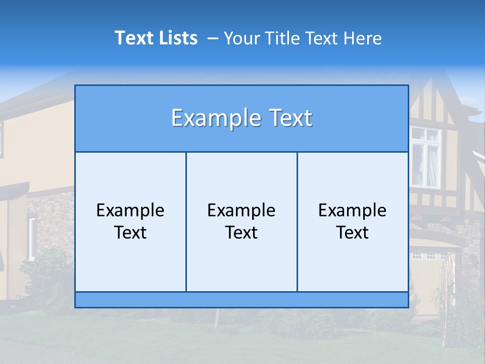 Shed Carport City PowerPoint Template