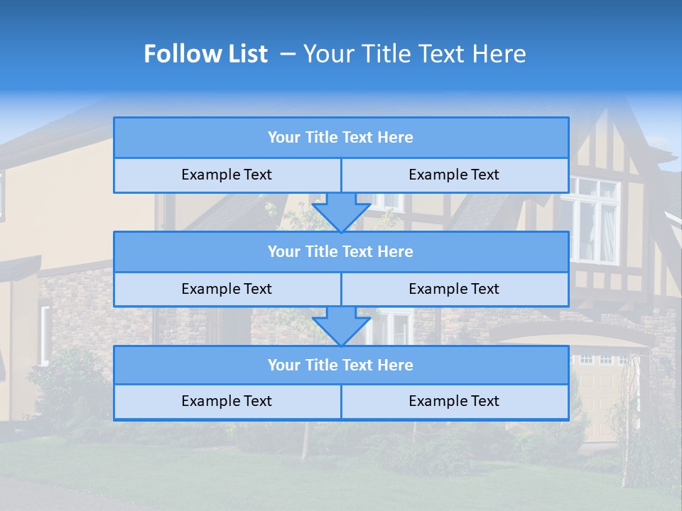 Shed Carport City PowerPoint Template