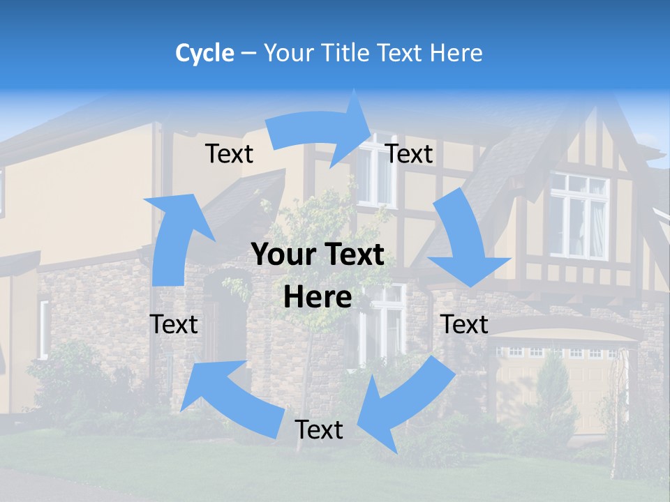 Shed Carport City PowerPoint Template
