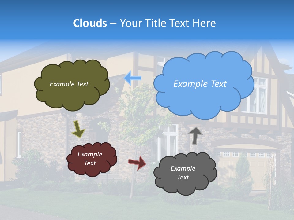Shed Carport City PowerPoint Template