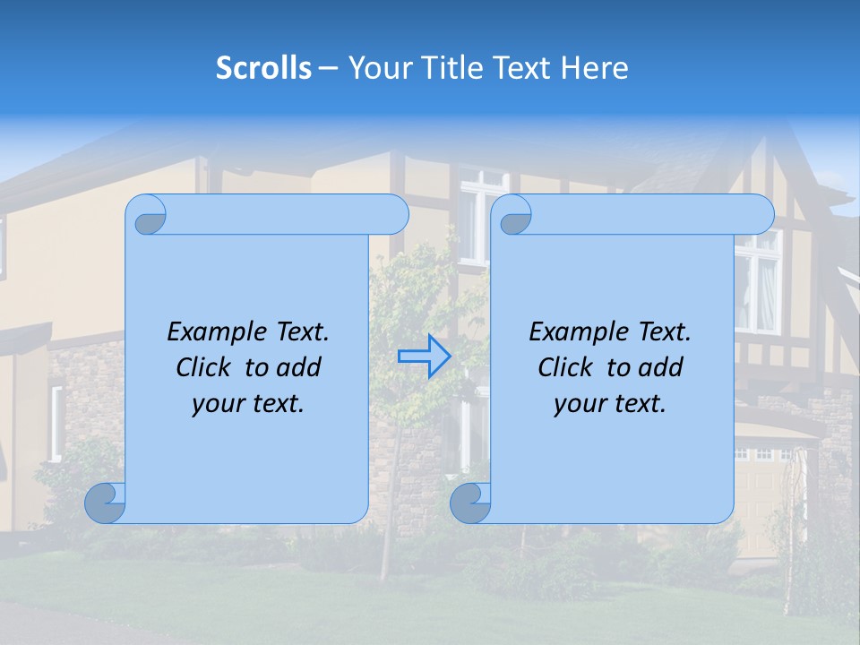 Shed Carport City PowerPoint Template