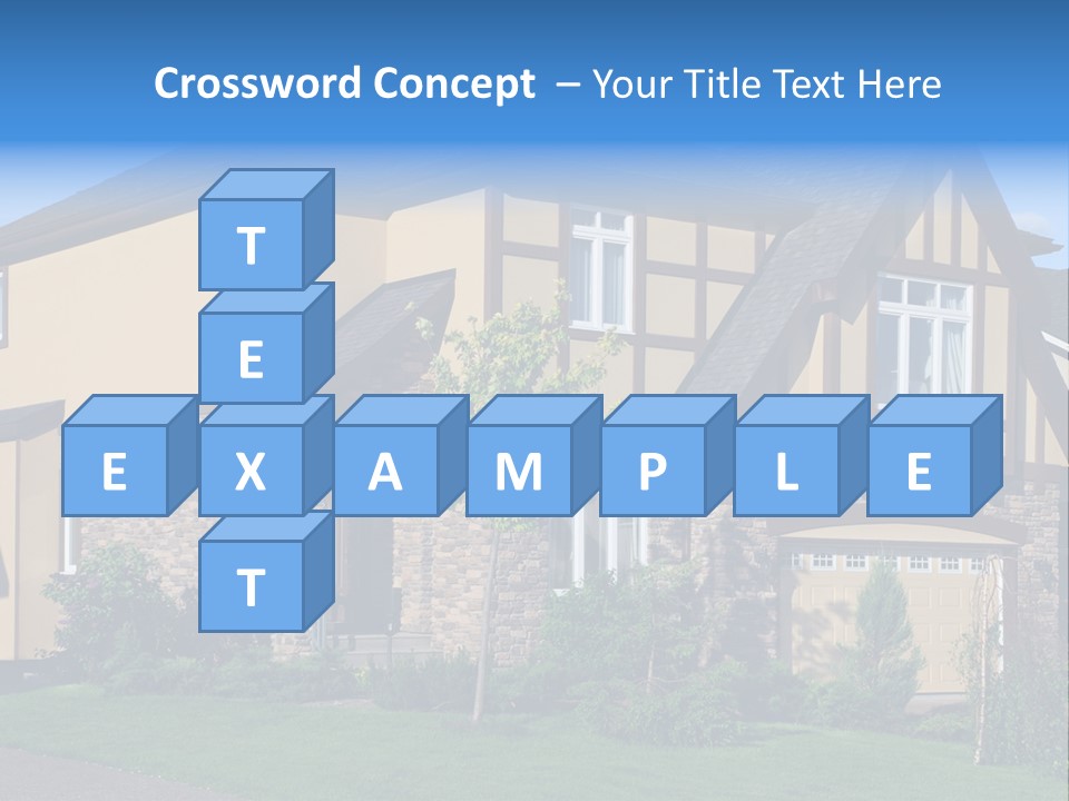 Shed Carport City PowerPoint Template