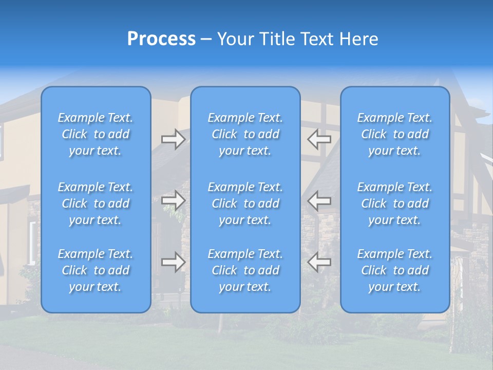 Shed Carport City PowerPoint Template