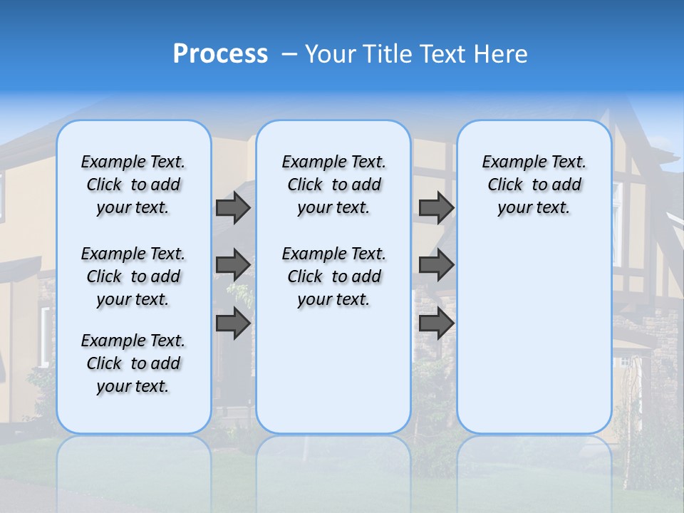 Shed Carport City PowerPoint Template