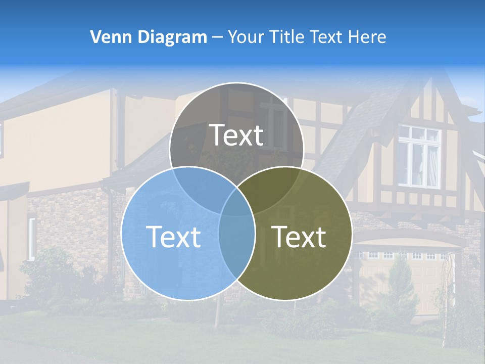 Shed Carport City PowerPoint Template