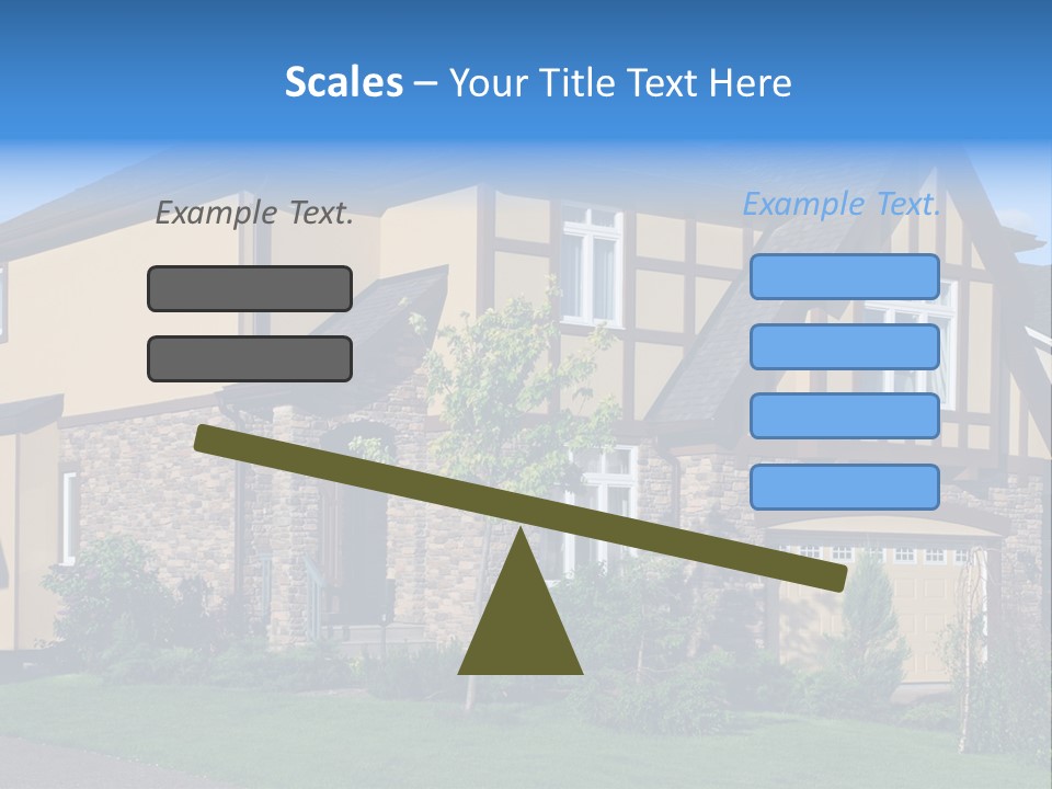 Shed Carport City PowerPoint Template