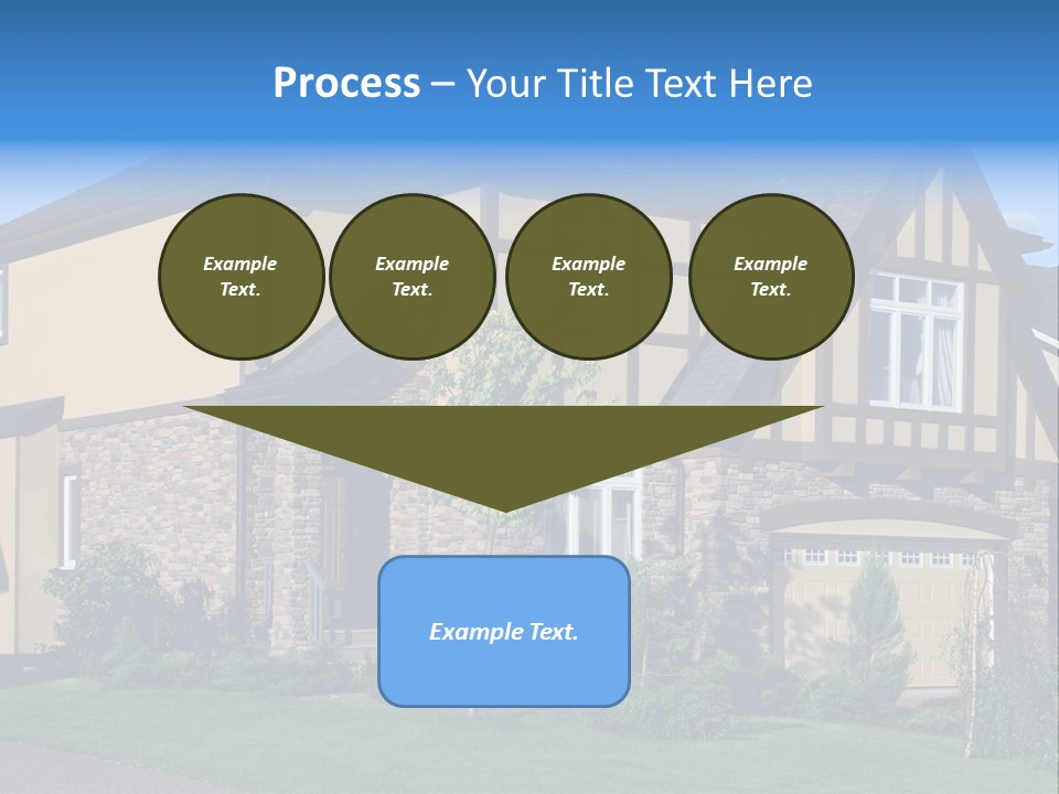 Shed Carport City PowerPoint Template