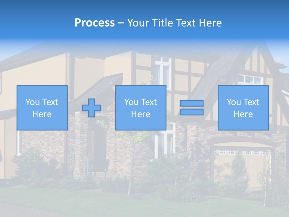Shed Carport City PowerPoint Template