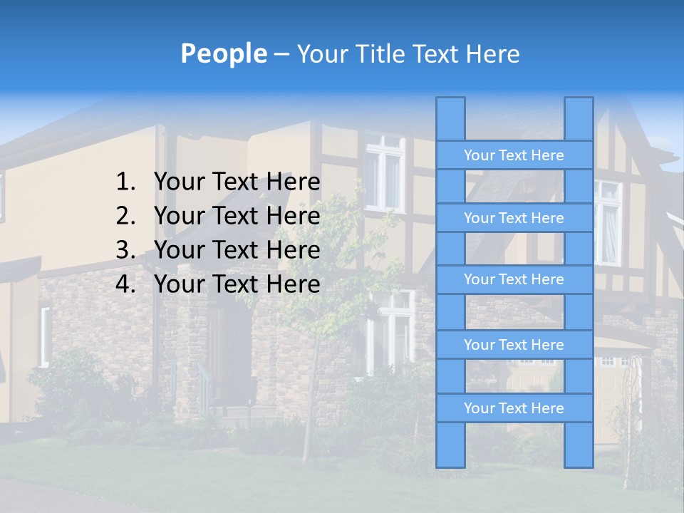 Shed Carport City PowerPoint Template