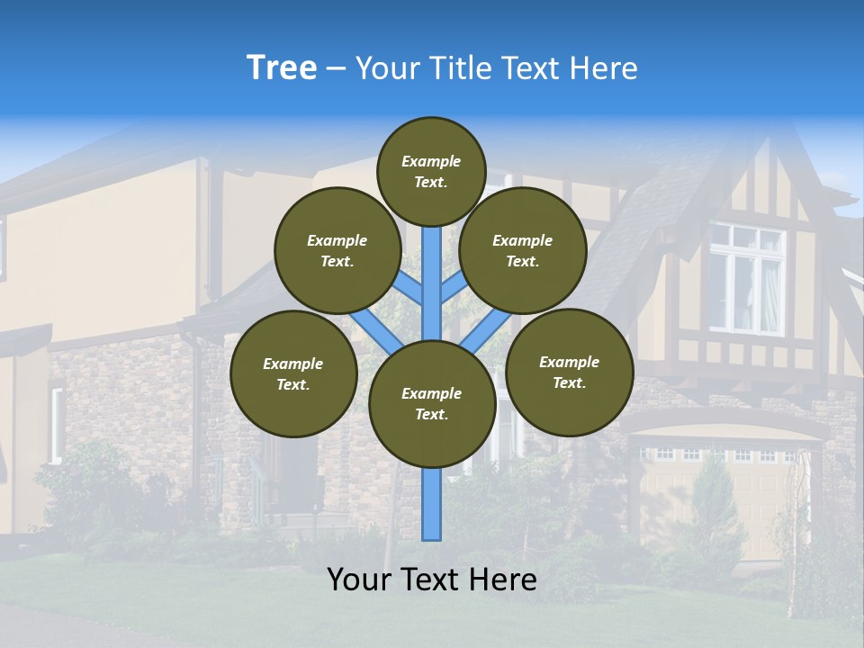 Shed Carport City PowerPoint Template