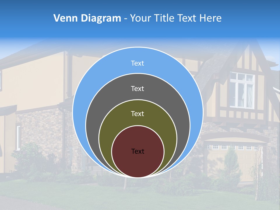 Shed Carport City PowerPoint Template