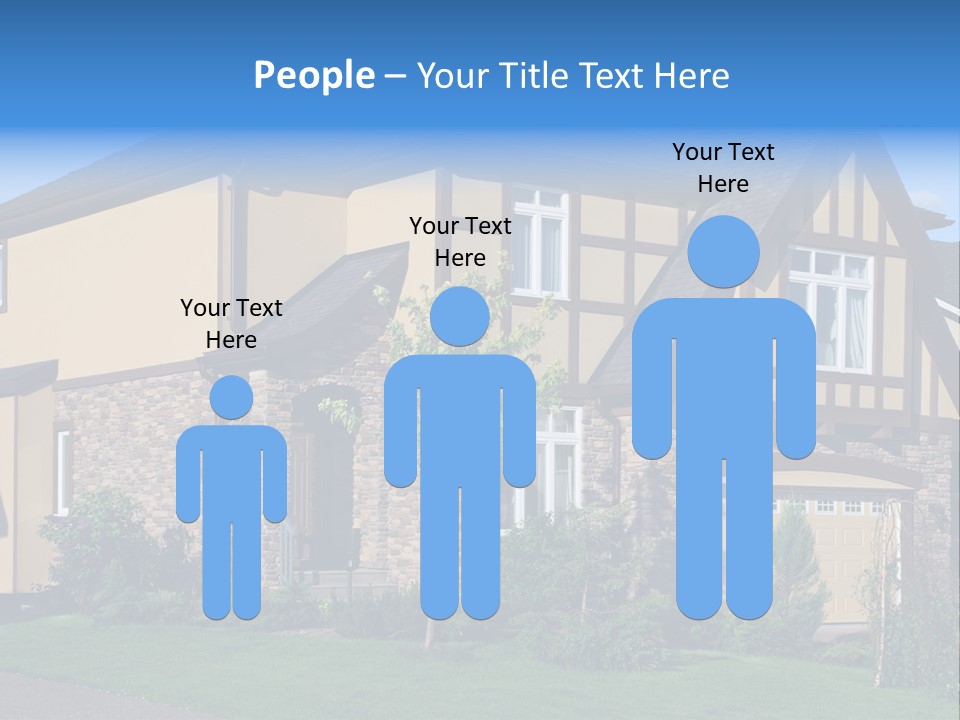 Shed Carport City PowerPoint Template