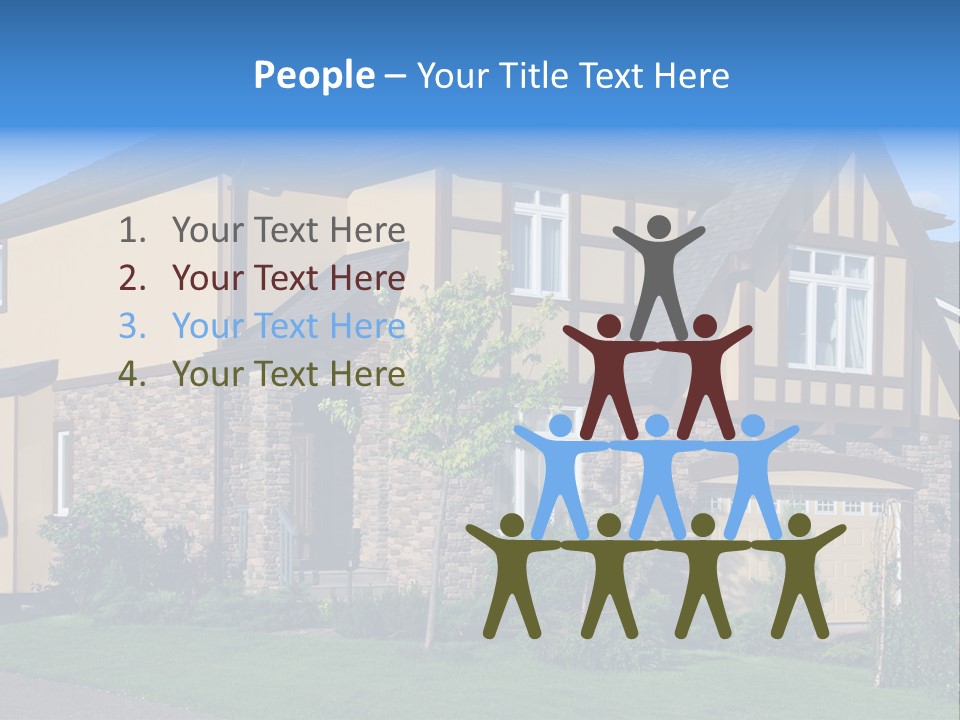 Shed Carport City PowerPoint Template