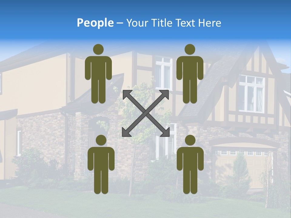 Shed Carport City PowerPoint Template