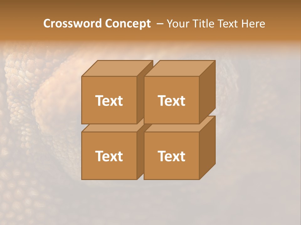Macro Reptile Eyeball PowerPoint Template