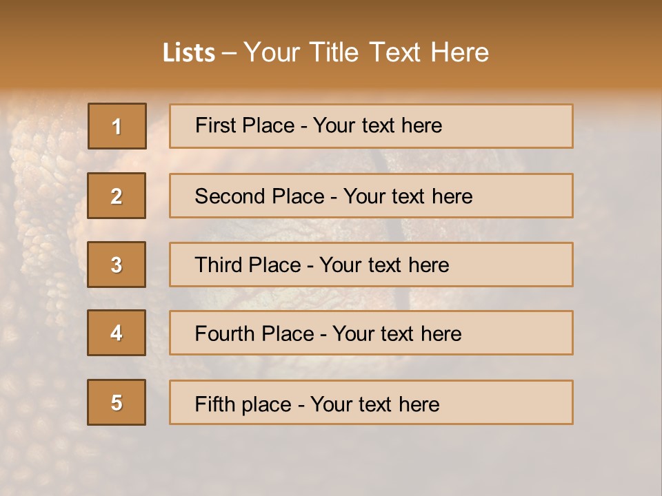 Macro Reptile Eyeball PowerPoint Template