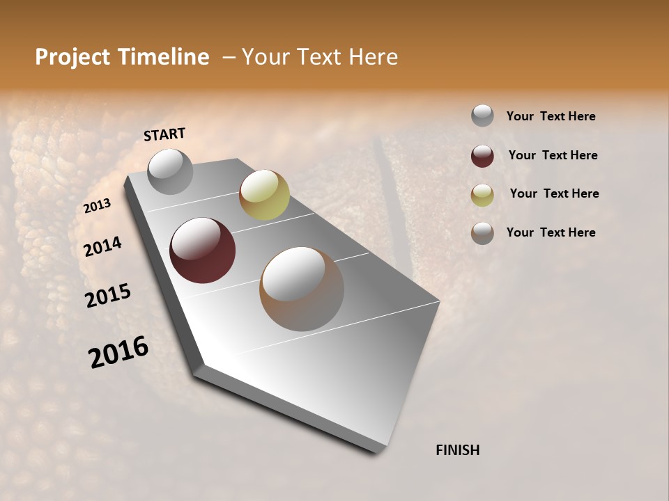 Macro Reptile Eyeball PowerPoint Template