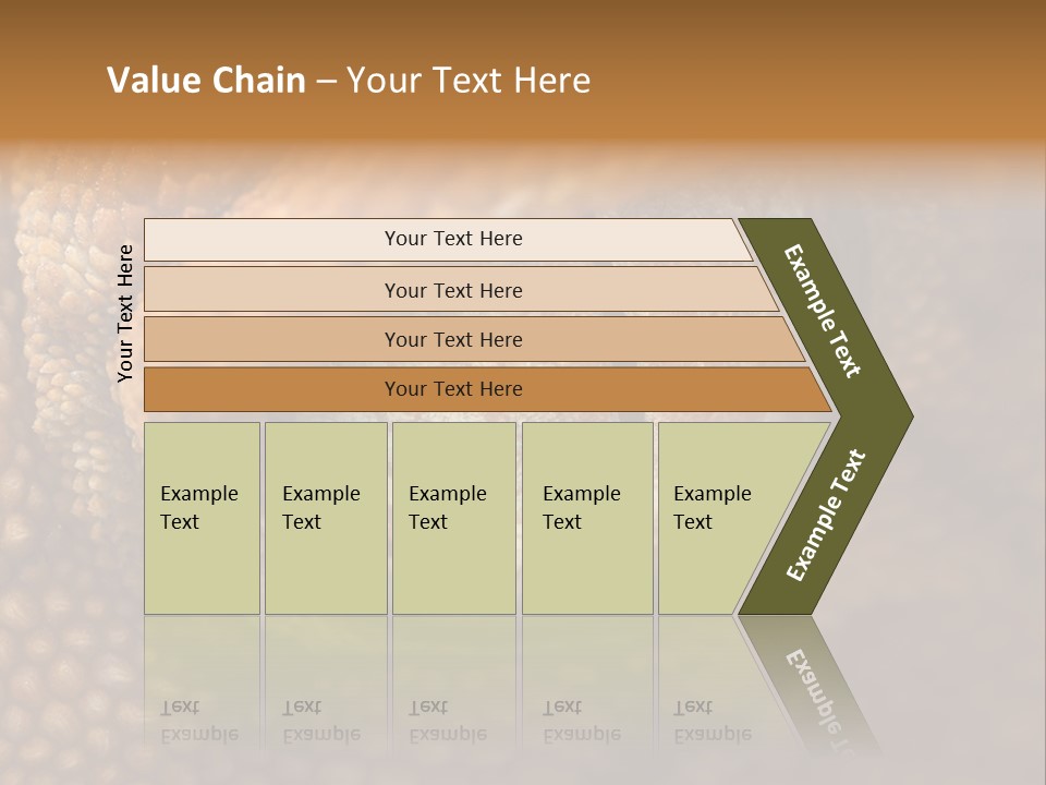 Macro Reptile Eyeball PowerPoint Template