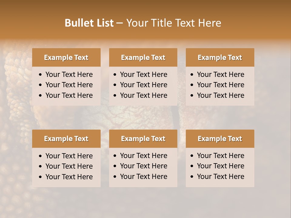 Macro Reptile Eyeball PowerPoint Template