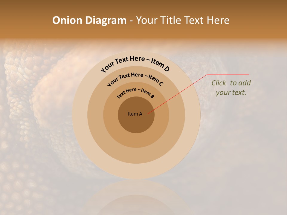 Macro Reptile Eyeball PowerPoint Template