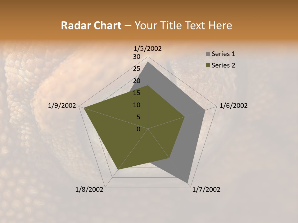 Macro Reptile Eyeball PowerPoint Template