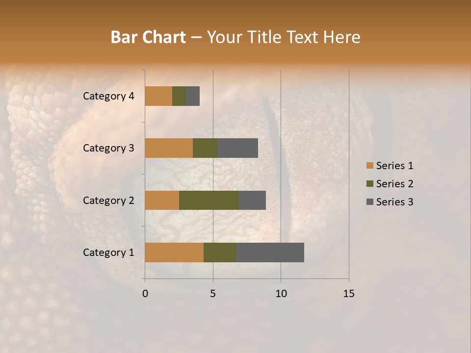 Macro Reptile Eyeball PowerPoint Template